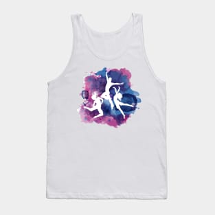 Silhouette Dancing People Tank Top